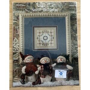 Snow Business Just Nan Pattern with Snowflake Charm Embellishment Pack